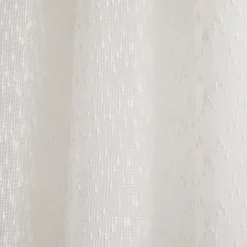 Aileen Textured Raindrop Sheer Window Curtain Panels