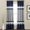 Alexander Stripe Light Filtering Window Curtain Panel Set