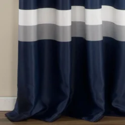 Alexander Stripe Light Filtering Window Curtain Panel Set