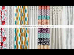 Alexander Stripe Light Filtering Window Curtain Panel Set