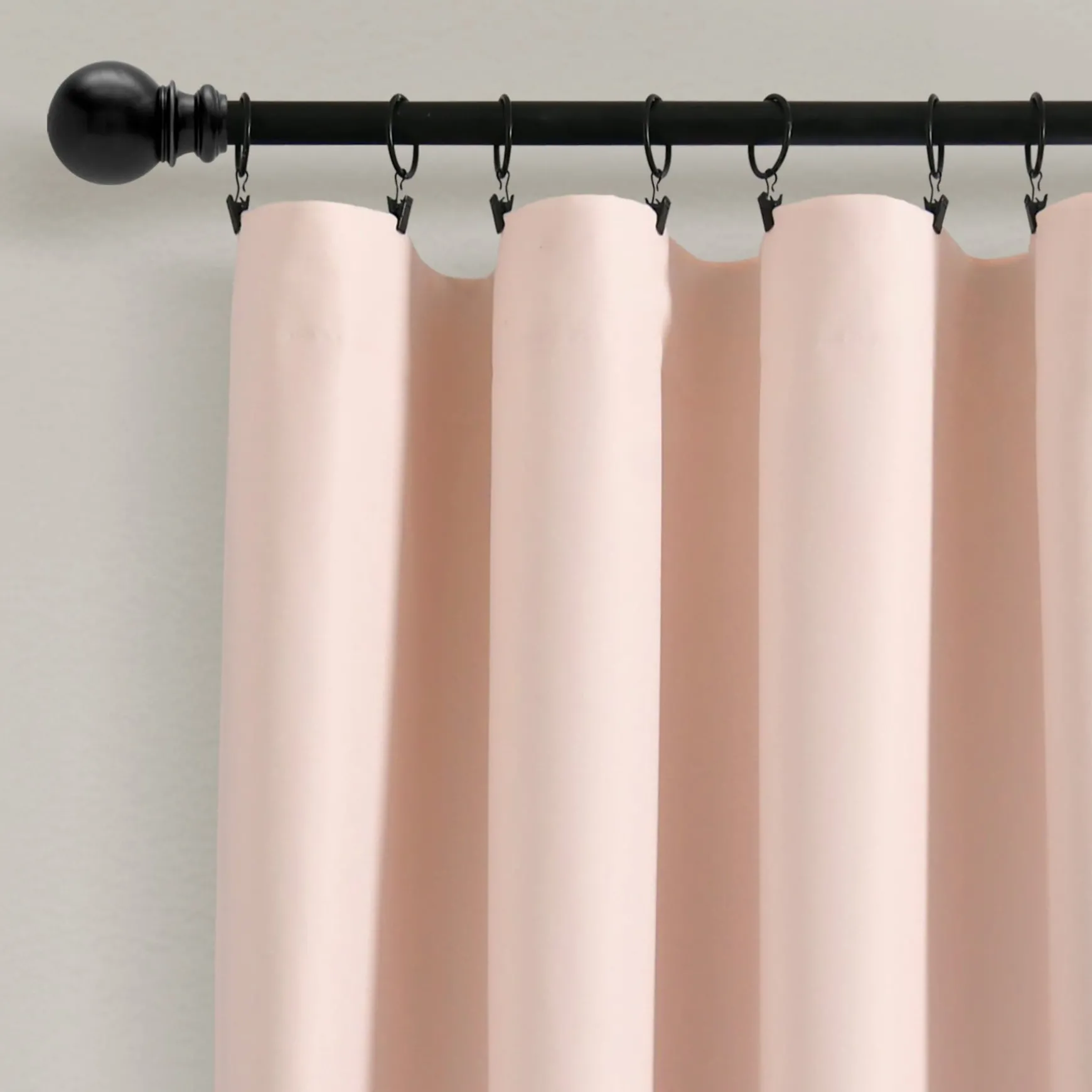 Allison Ruffle 100% Blackout Window Curtain Panel