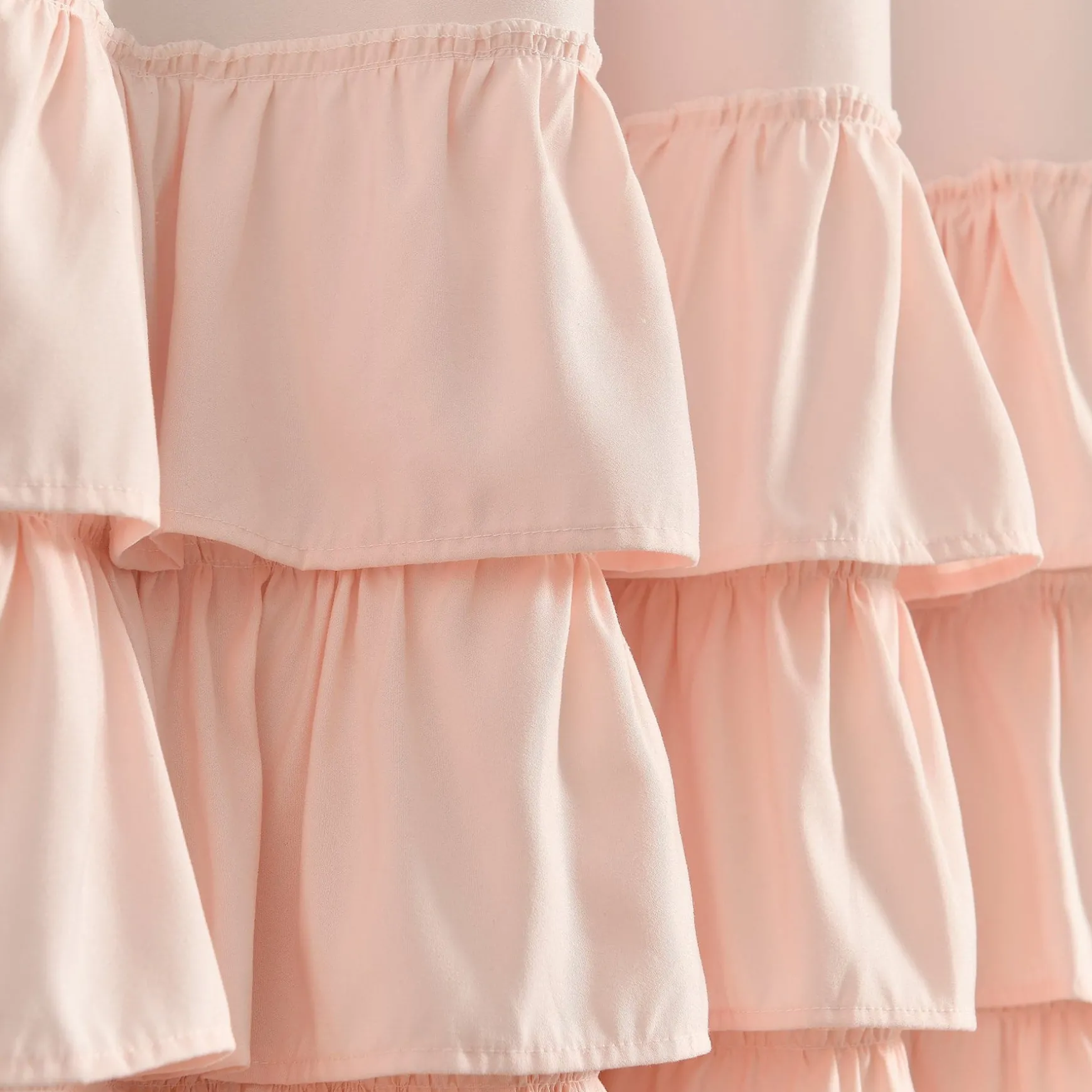 Allison Ruffle 100% Blackout Window Curtain Panel