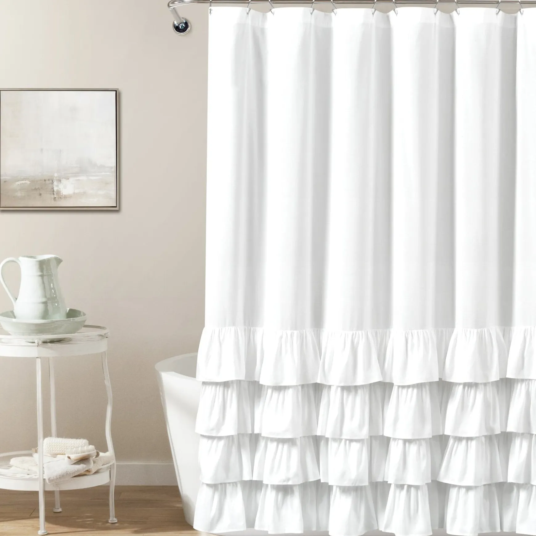 Allison Ruffle Shower Curtain