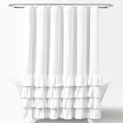 Allison Ruffle Shower Curtain