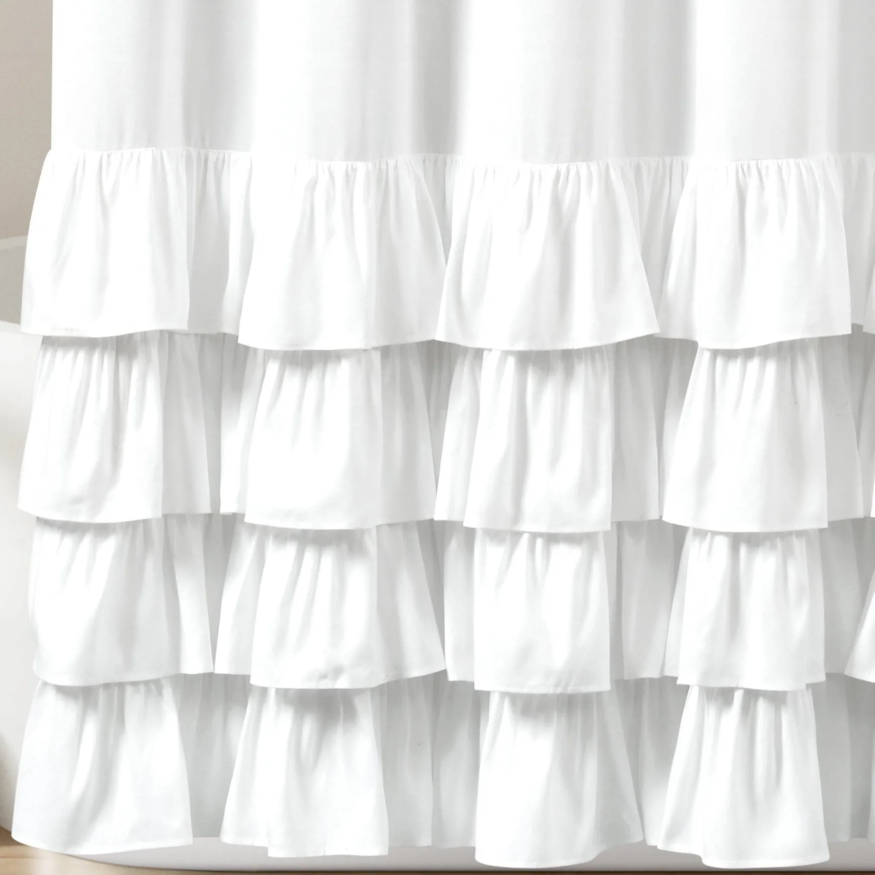 Allison Ruffle Shower Curtain