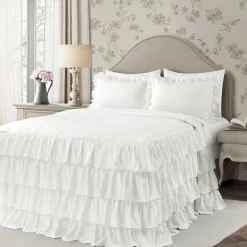 Allison Ruffle Skirt Bedspread Set