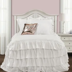 Allison Ruffle Skirt Bedspread Set
