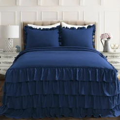 Allison Ruffle Skirt Bedspread Set