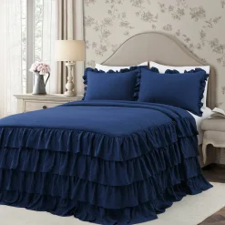 Allison Ruffle Skirt Bedspread Set