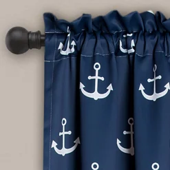 Anchor Light Filtering Window Curtain Set