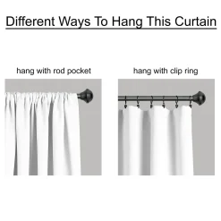 Anchor Light Filtering Window Curtain Set