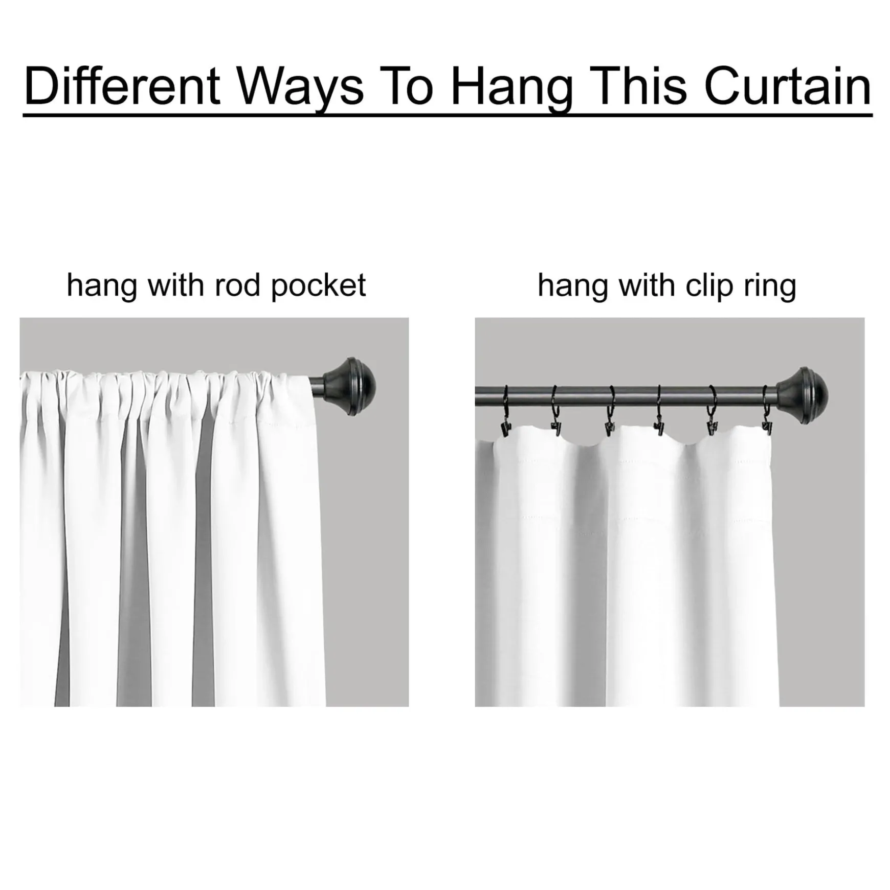 Anchor Light Filtering Window Curtain Set