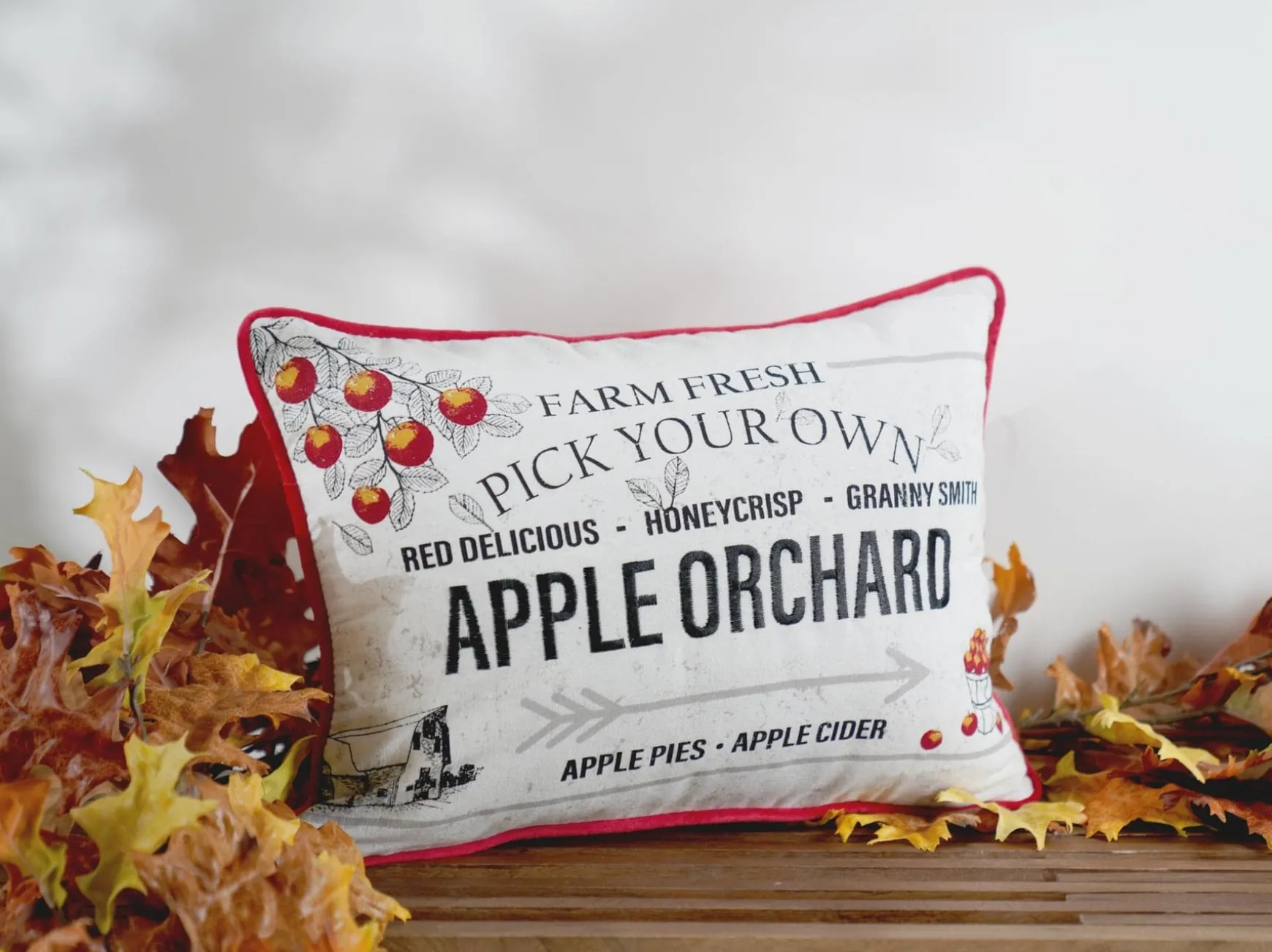 Apple Orchard Decorative Pillow