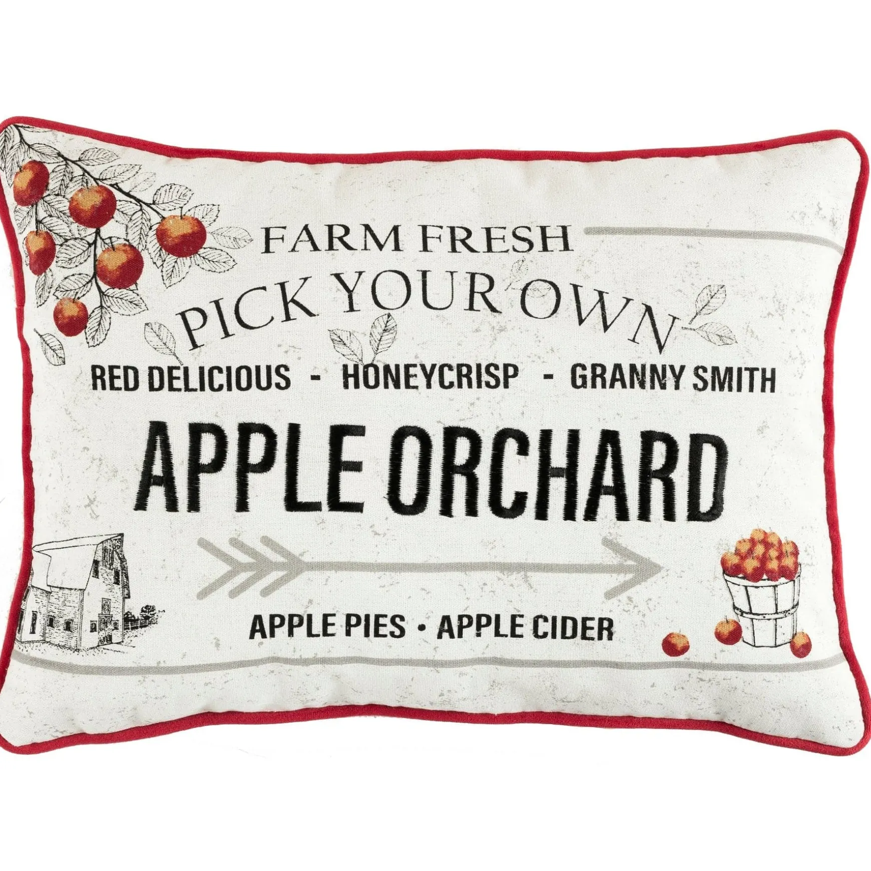 Apple Orchard Decorative Pillow