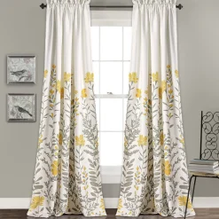 Aprile Light Filtering Window Curtain Set