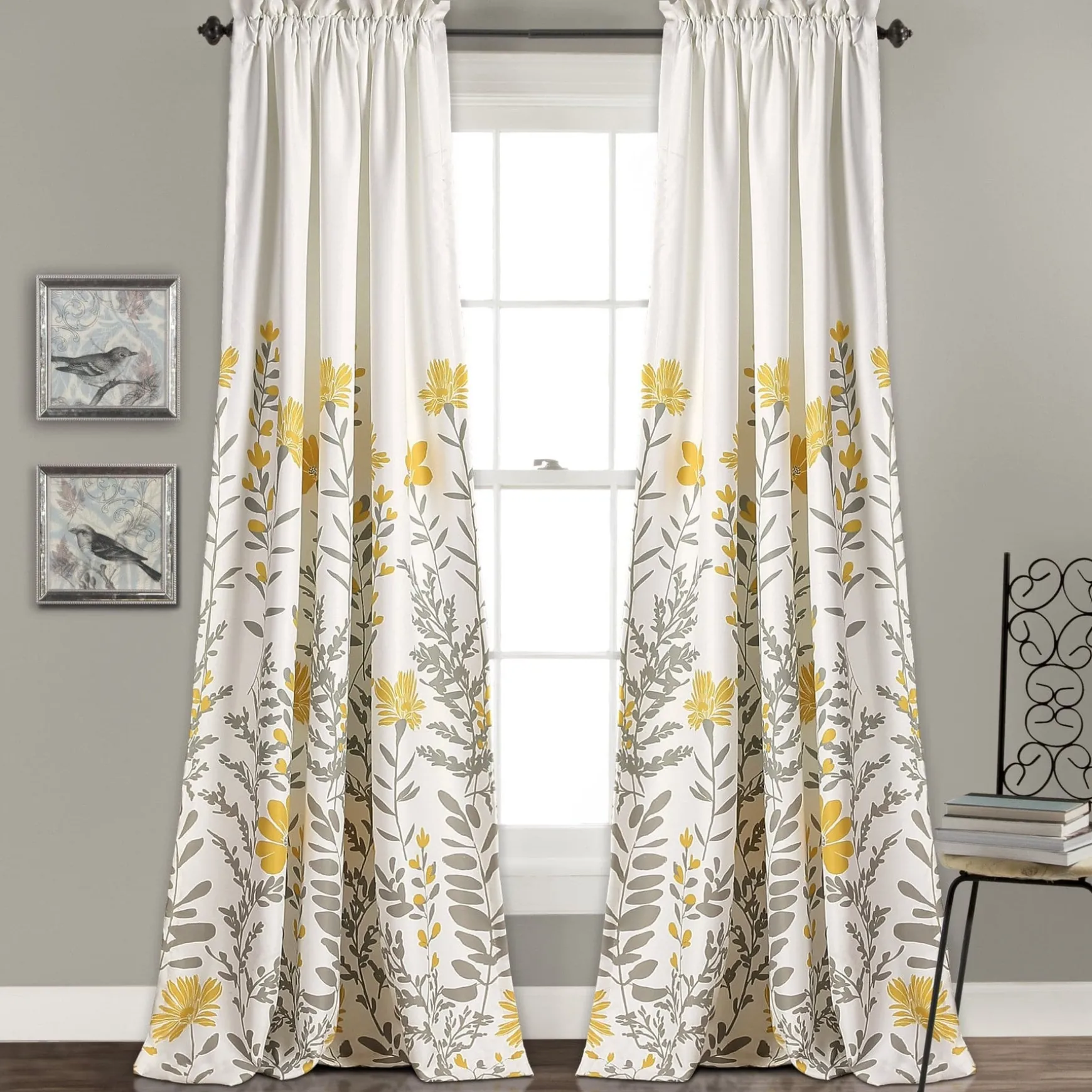 Aprile Light Filtering Window Curtain Set