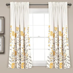 Aprile Light Filtering Window Curtain Set