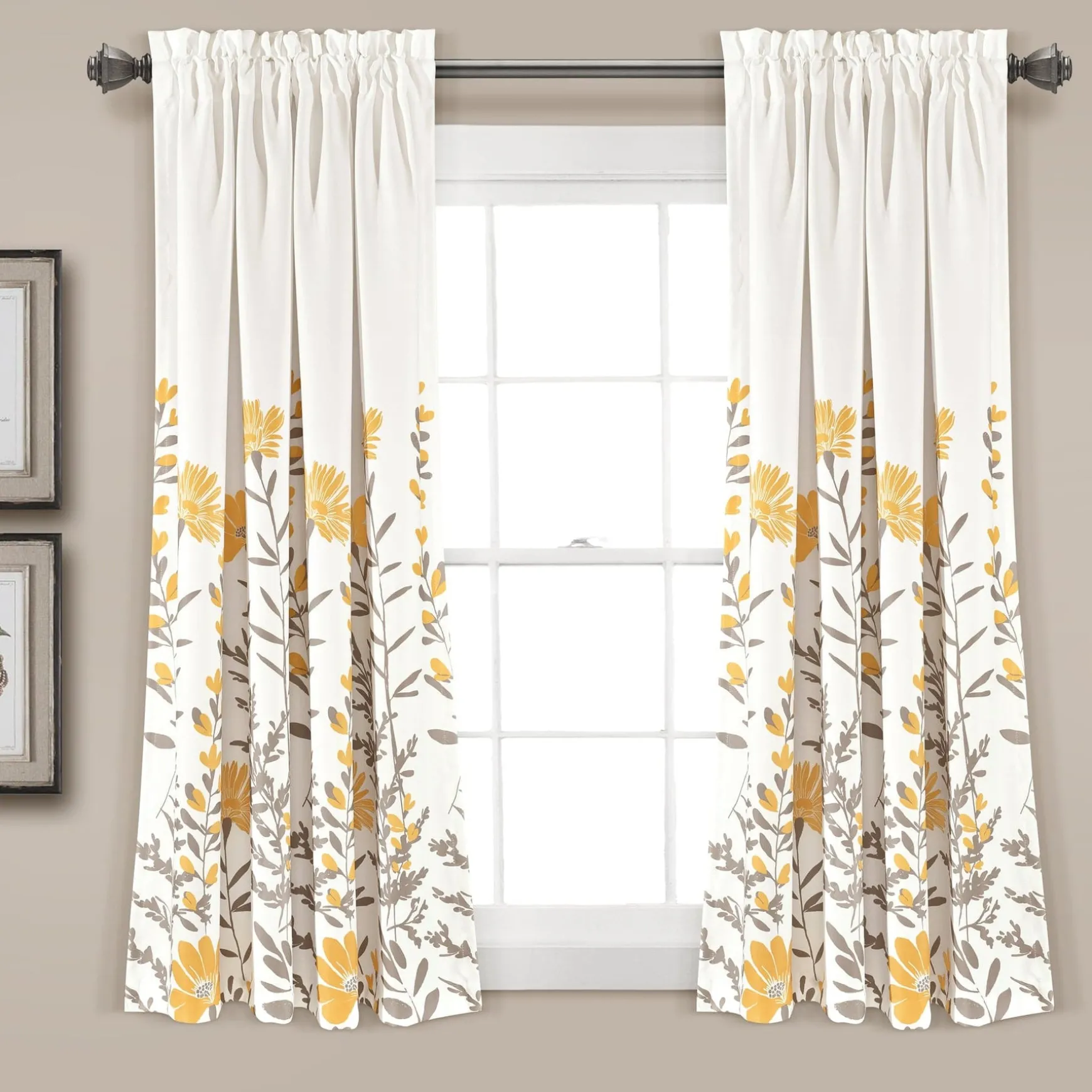 Aprile Light Filtering Window Curtain Set