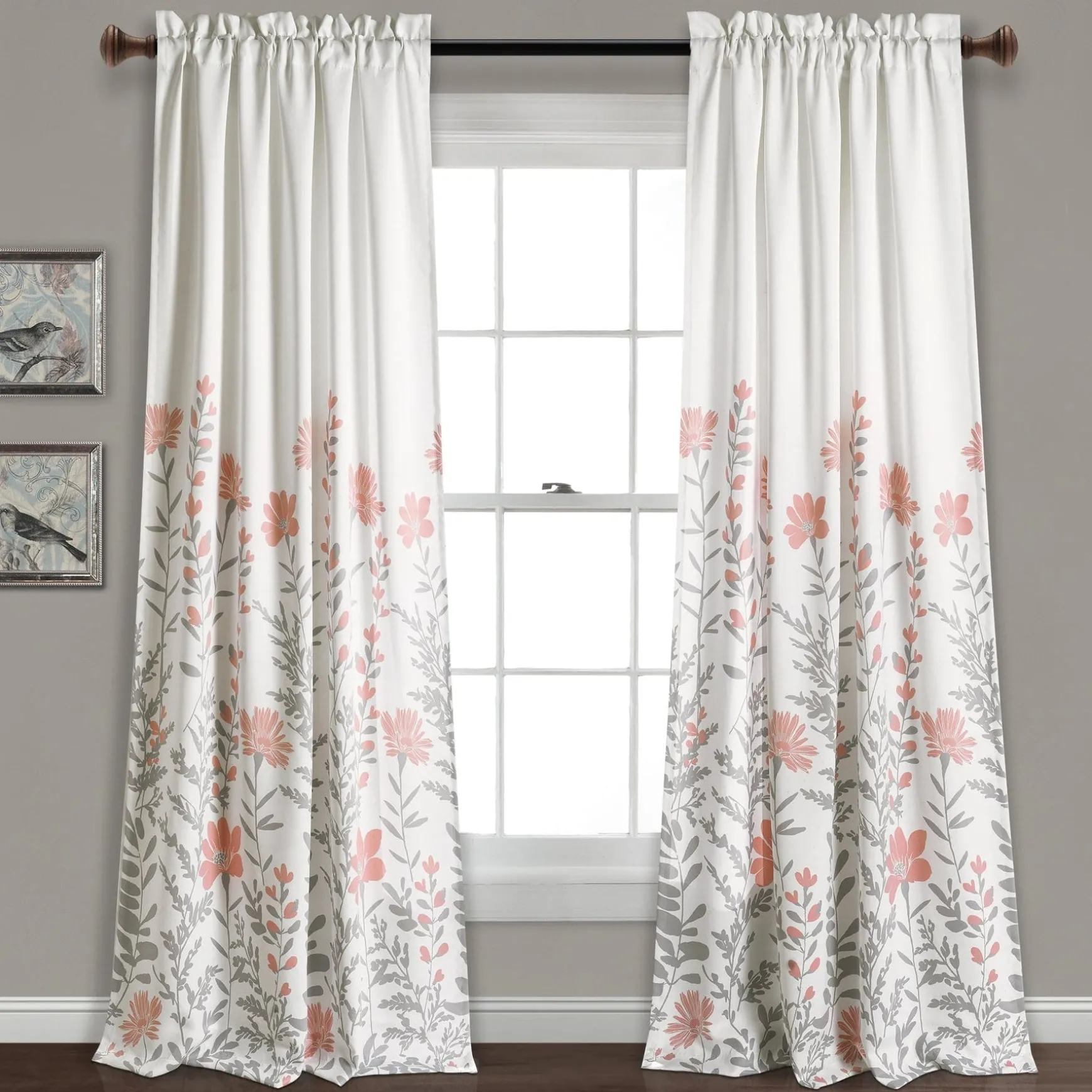 Aprile Light Filtering Window Curtain Set