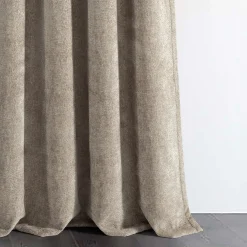 Aspen Luxury Velvet Chenille Window Curtain Panel