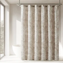 Bali Tropical Leaves Shower Curtain