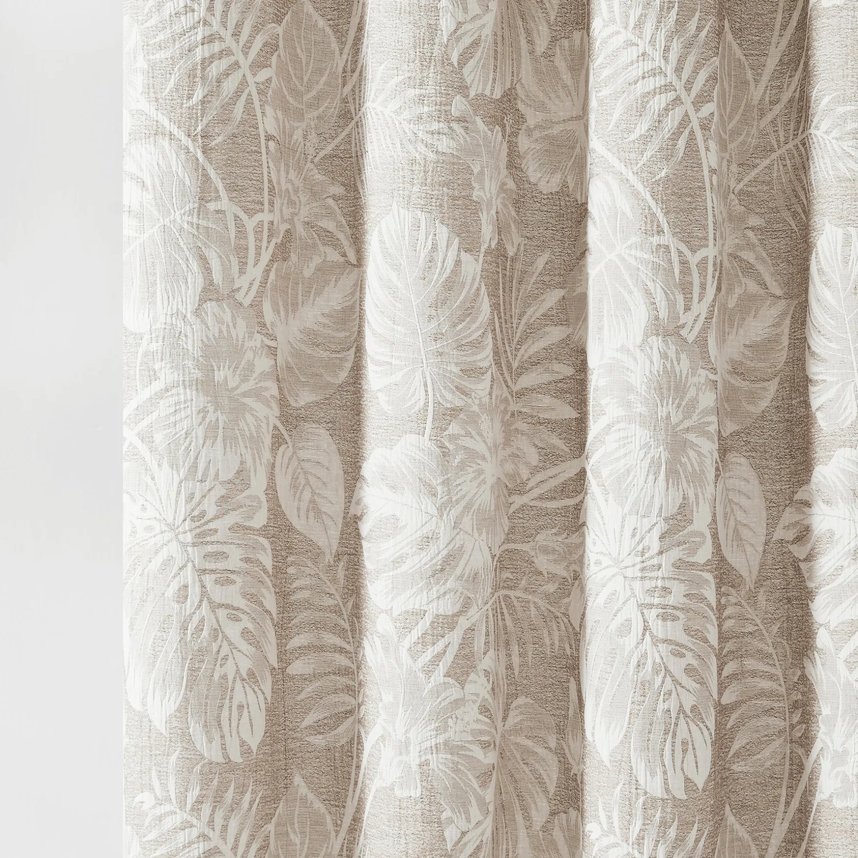 Bali Tropical Leaves Shower Curtain