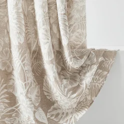 Bali Tropical Leaves Shower Curtain