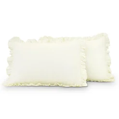 Belgian Flax Linen Rich Cotton Blend Bedspread 3 Piece Set