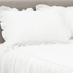 Belgian Flax Linen Rich Cotton Blend Bedspread 3 Piece Set