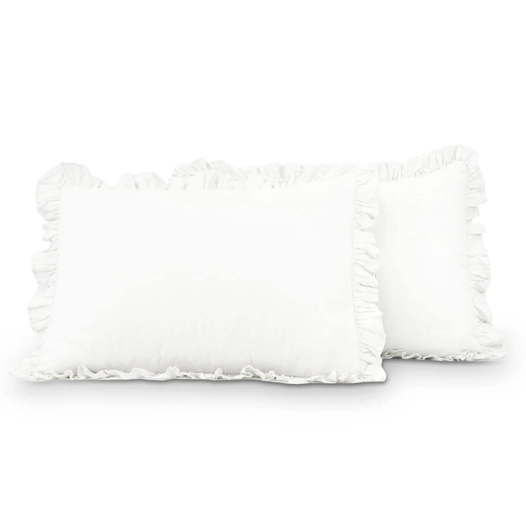 Belgian Flax Linen Rich Cotton Blend Bedspread 3 Piece Set