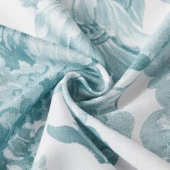 Bird And Hydrangea Toile Shower Curtain