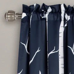 Bird on the Tree Light Filtering Window Curtain Set