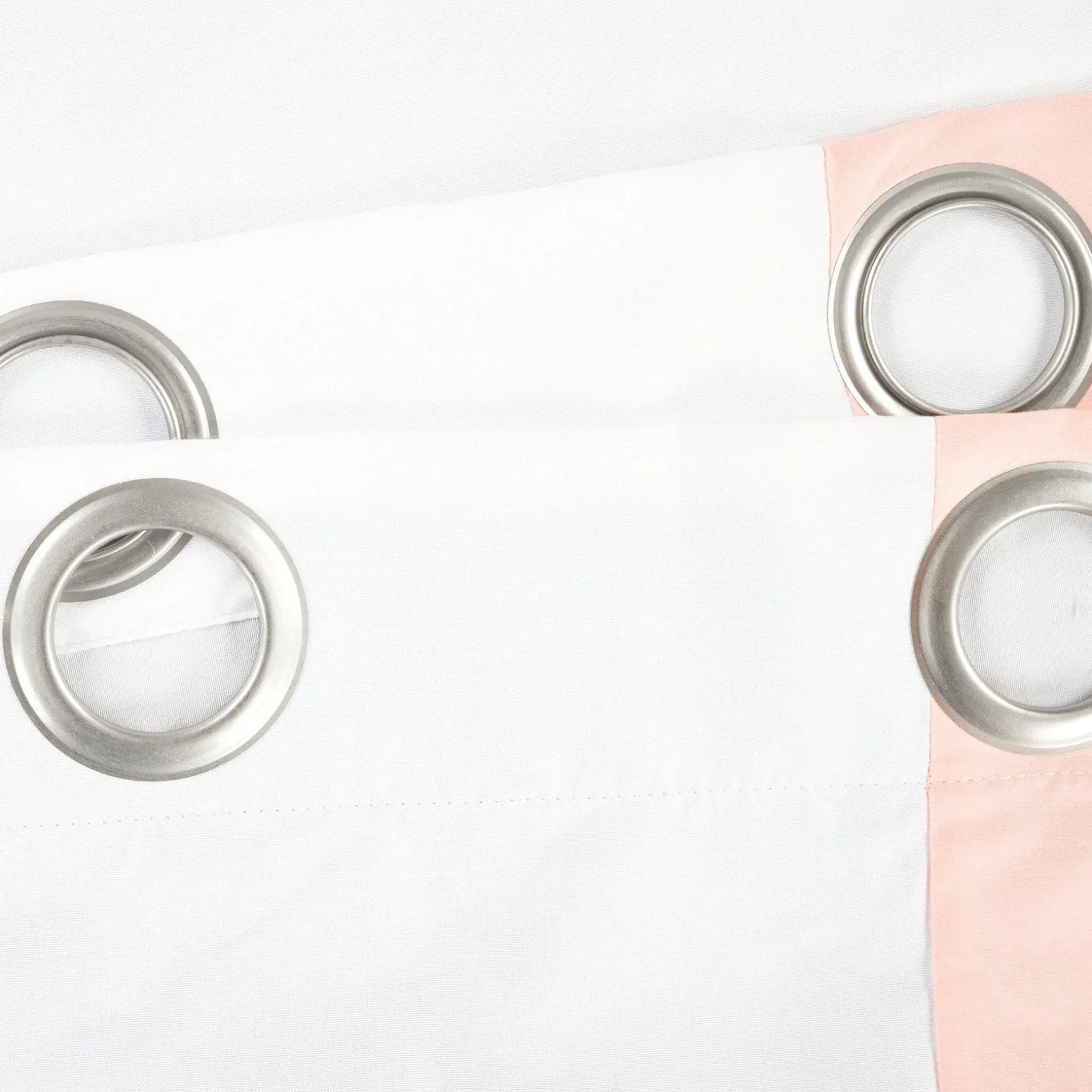 Block Border Blackout Window Curtain Panel