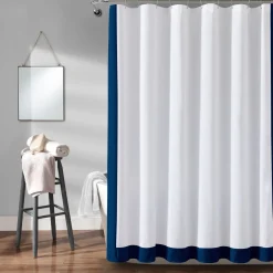 Block Border Shower Curtain