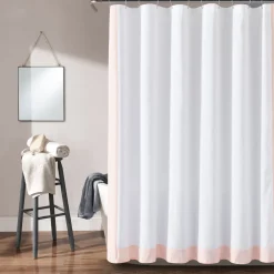 Block Border Shower Curtain