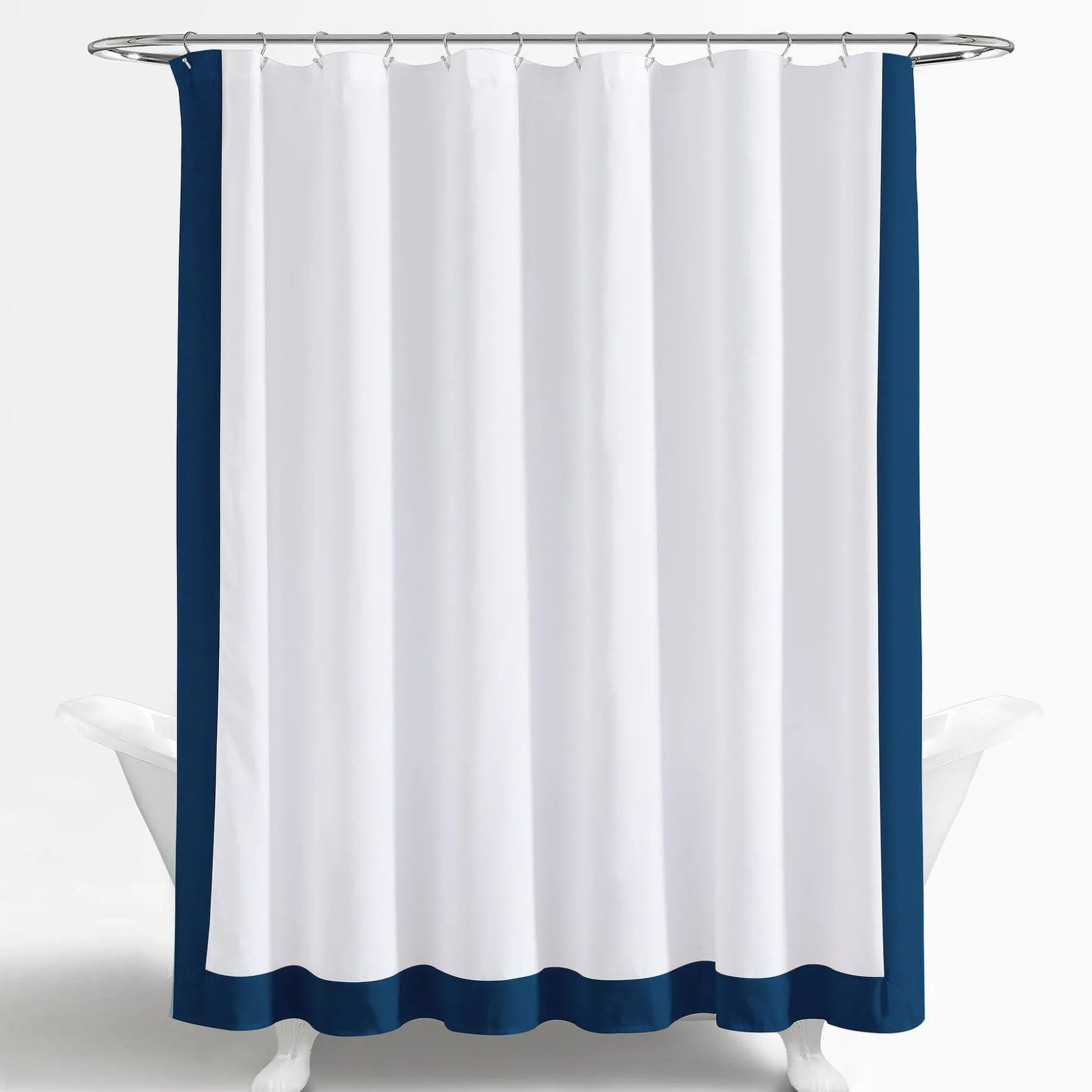 Block Border Shower Curtain