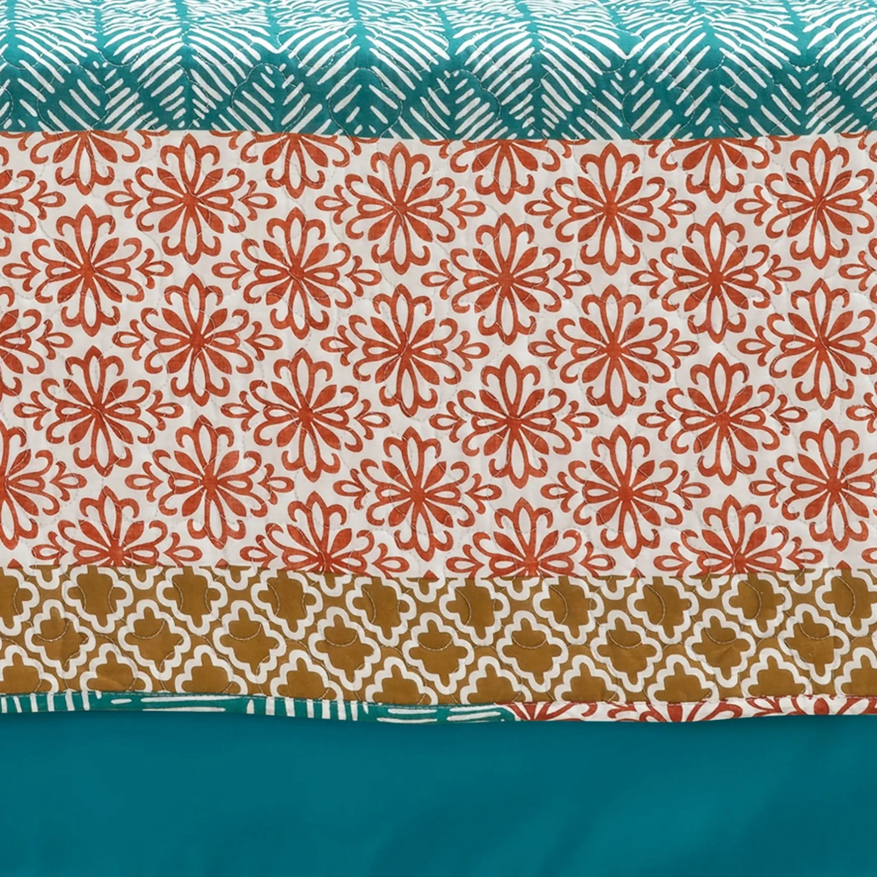 Bohemian Stripe Cotton Daybed Cover 6 Piece Set