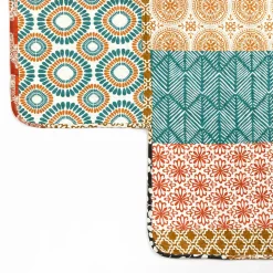 Bohemian Stripe Cotton Daybed Cover 6 Piece Set