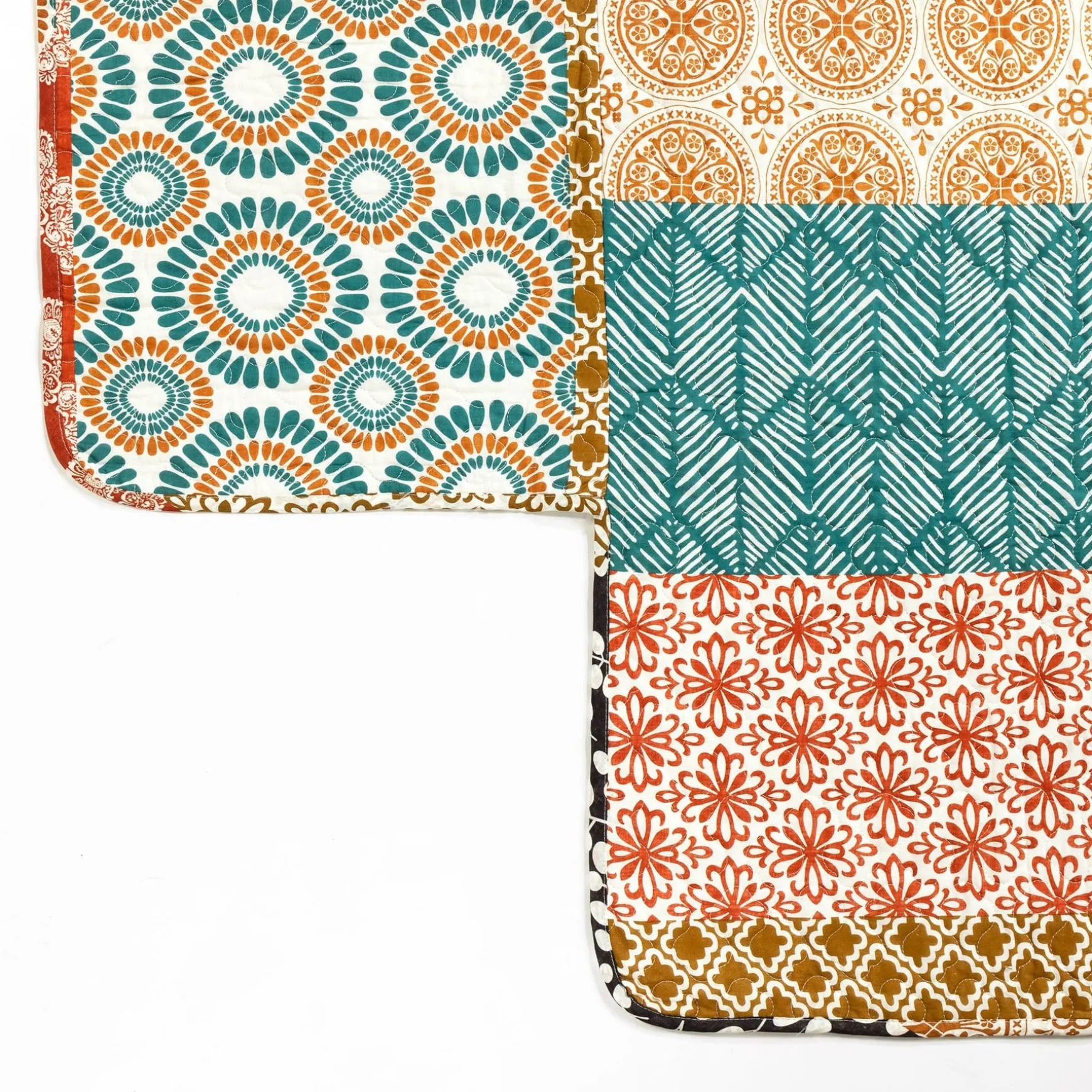 Bohemian Stripe Cotton Daybed Cover 6 Piece Set