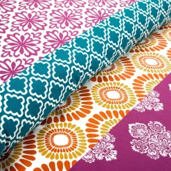 Bohemian Stripe Cotton Reversible Duvet Cover Set