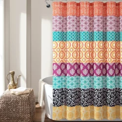 Bohemian Stripe Shower Curtain