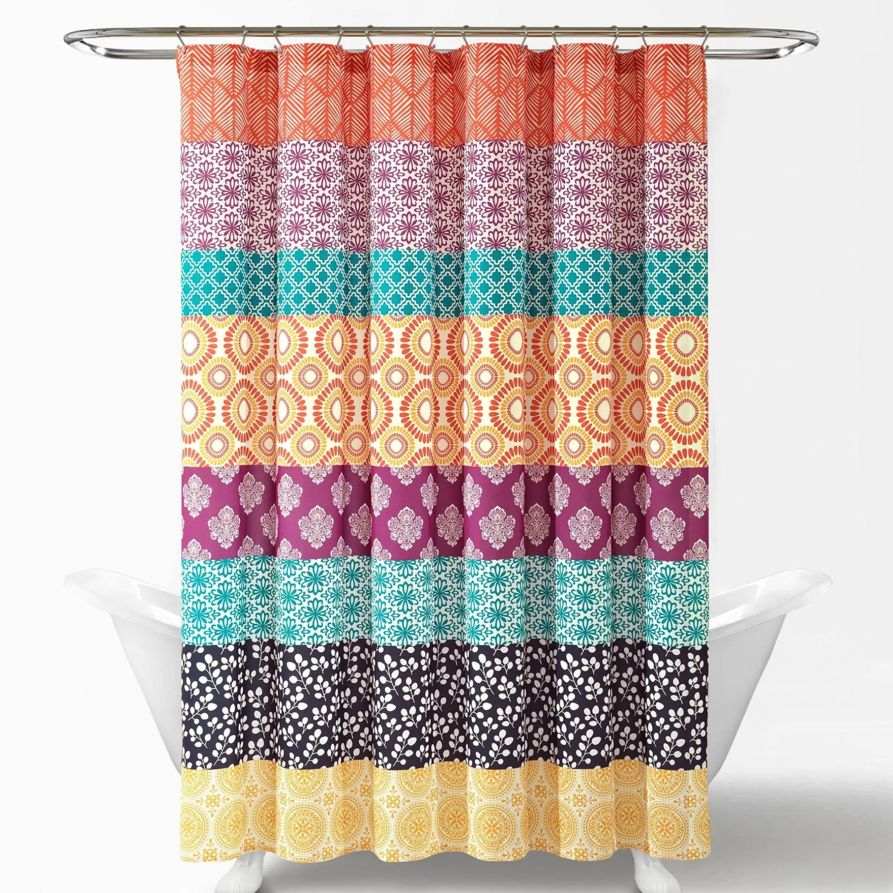 Bohemian Stripe Shower Curtain