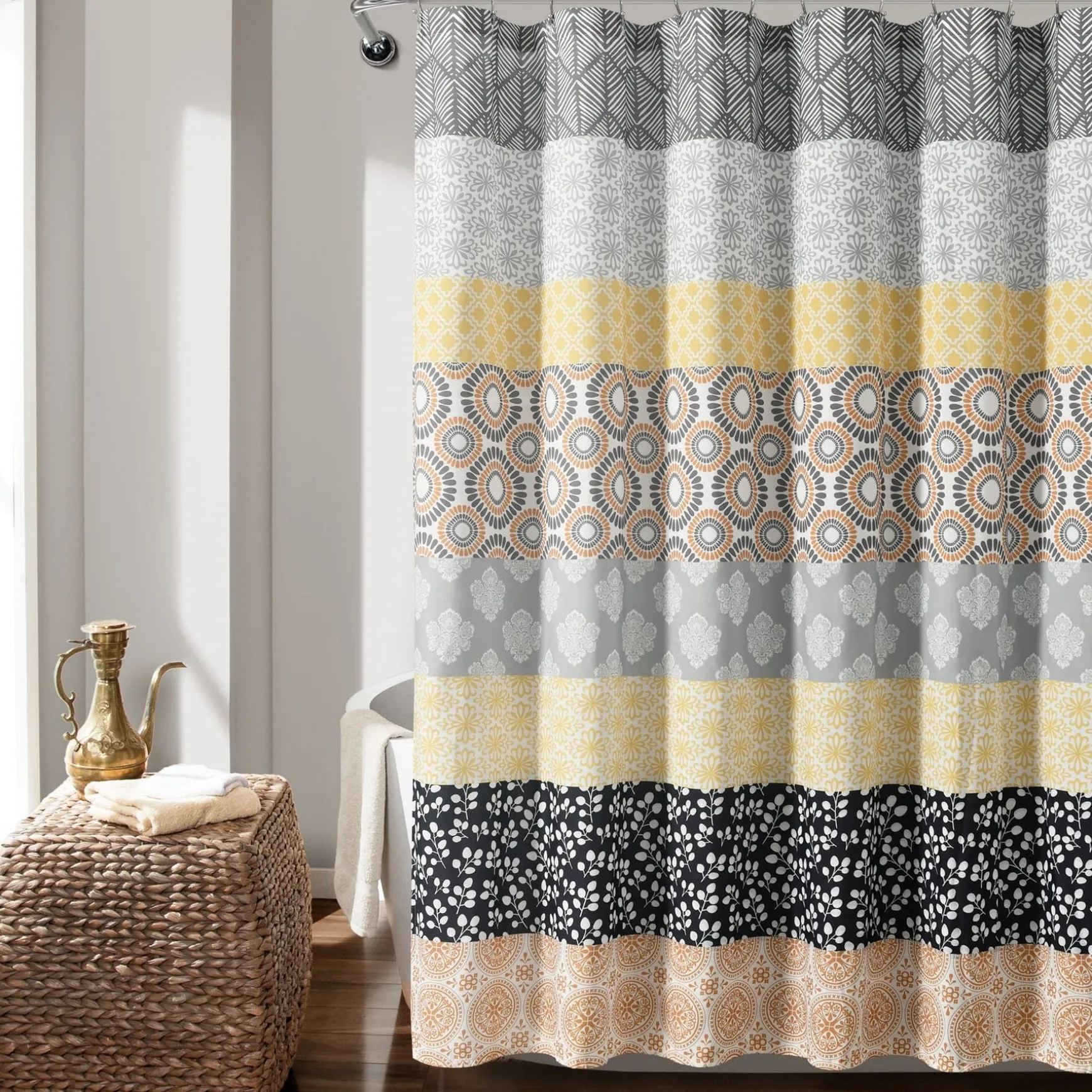 Bohemian Stripe Shower Curtain