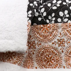 Bohemian Stripe Throw Sherpa