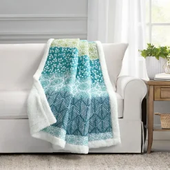 Bohemian Stripe Throw Sherpa