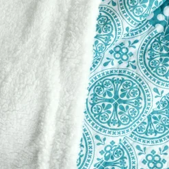 Bohemian Stripe Throw Sherpa