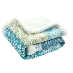 Bohemian Stripe Throw Sherpa