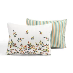 Boho Botanical Leaf Reversible 3 Piece Quilt Set