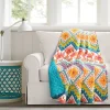 Boho Chevron Reversible Cotton Throw