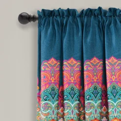 Boho Chic Light Filtering Window Curtain Panel Set